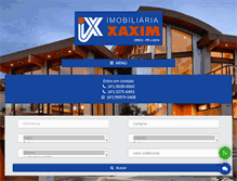 Tablet Screenshot of imobxaxim.com.br